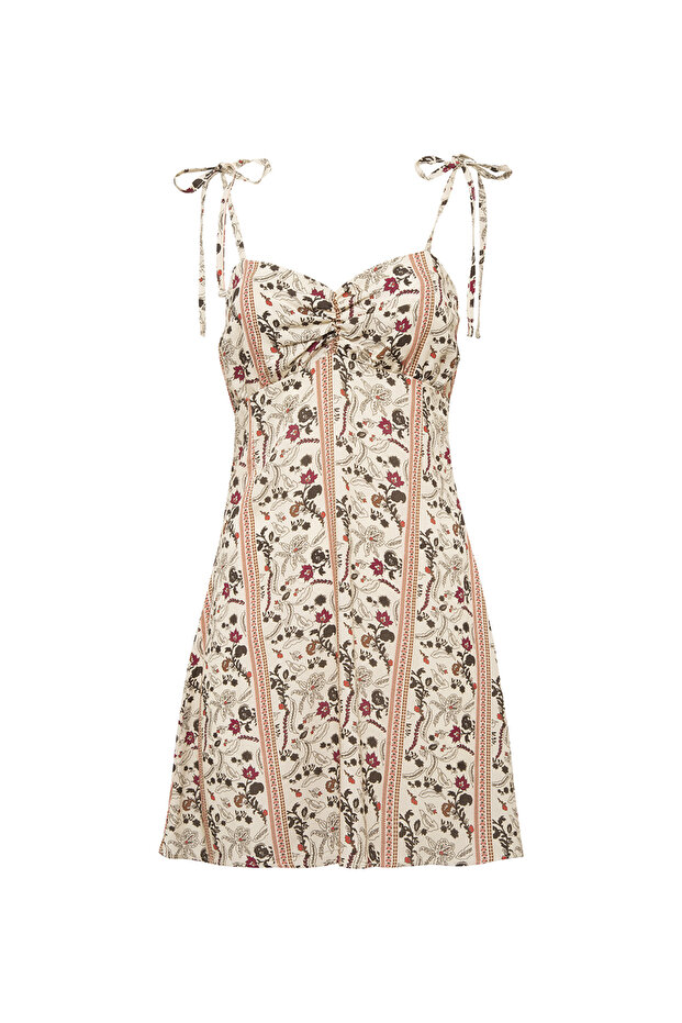 Büzgülü Elbise - 1