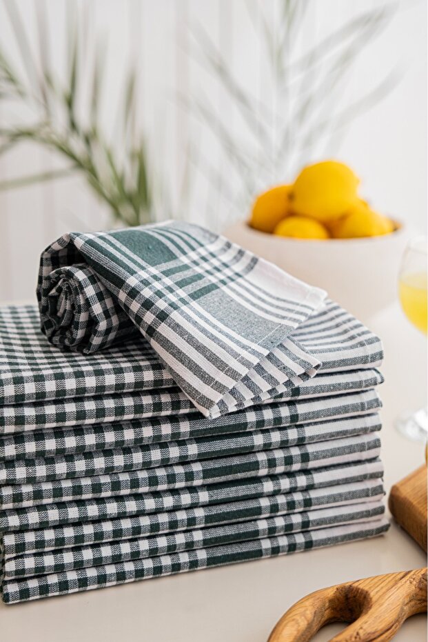 10-Piece Serving Napkin, German Napkin, Food Cover, Dishcloth (50X70Cm)