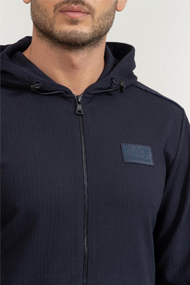 Erkek Kapüşonlu Sweatshirt - 4