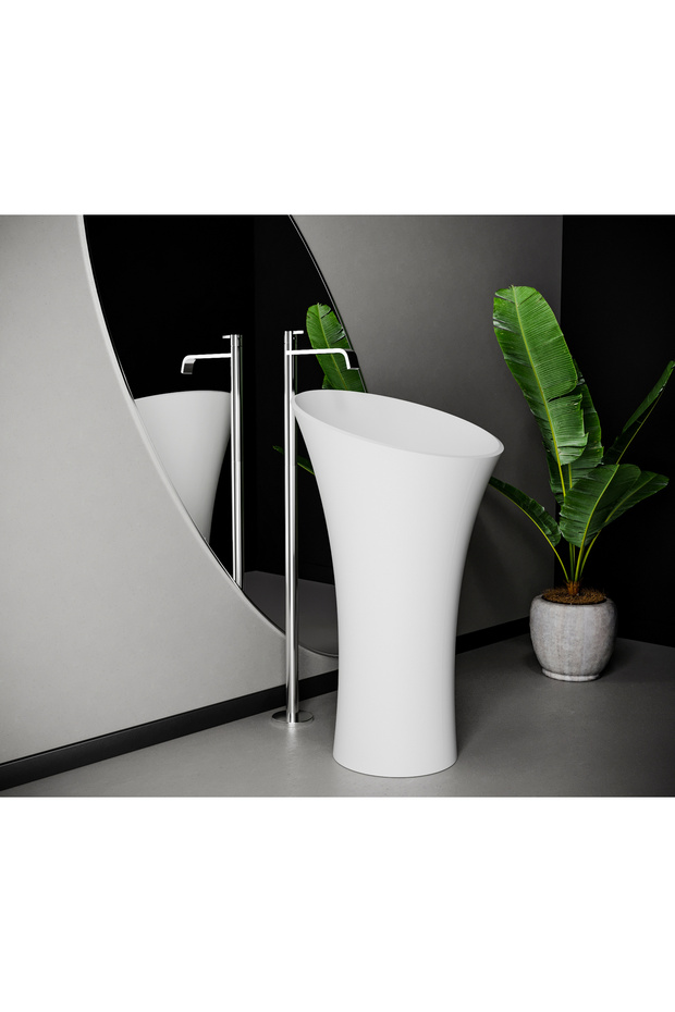 Monoblok Vortex Solid Banyo Lavabosu - 3