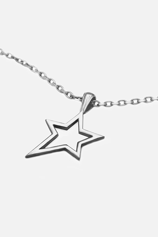 Offstar Gümüş Yıldız Kolye - 3