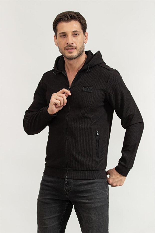 Erkek Kapüşonlu Sweatshirt - 2