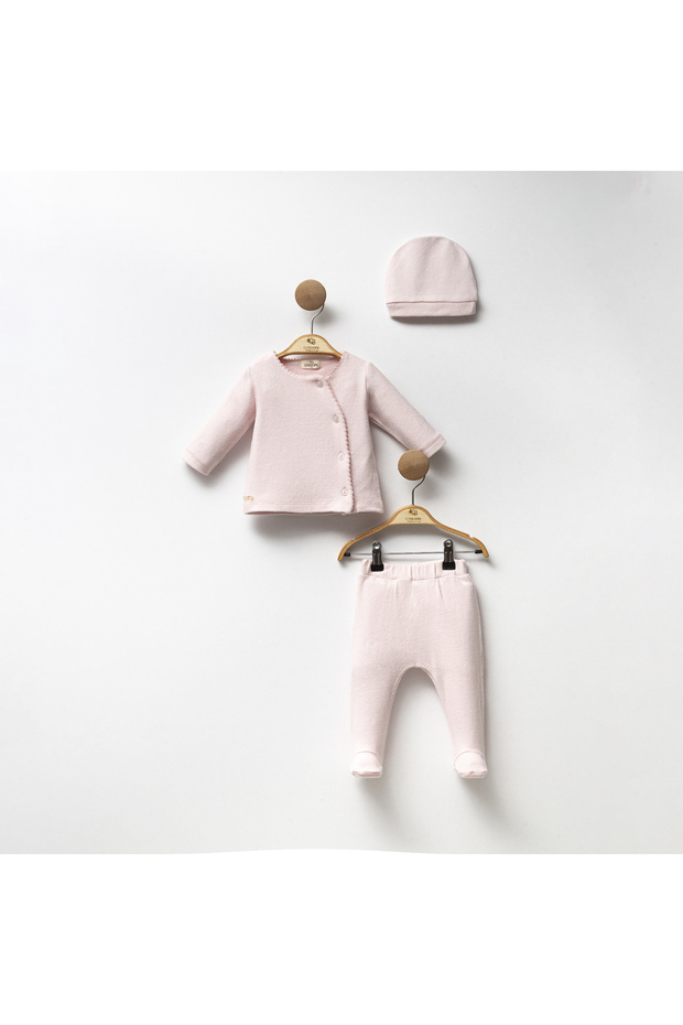 Seasonal Knitwear Triple Set 100% Cotton
