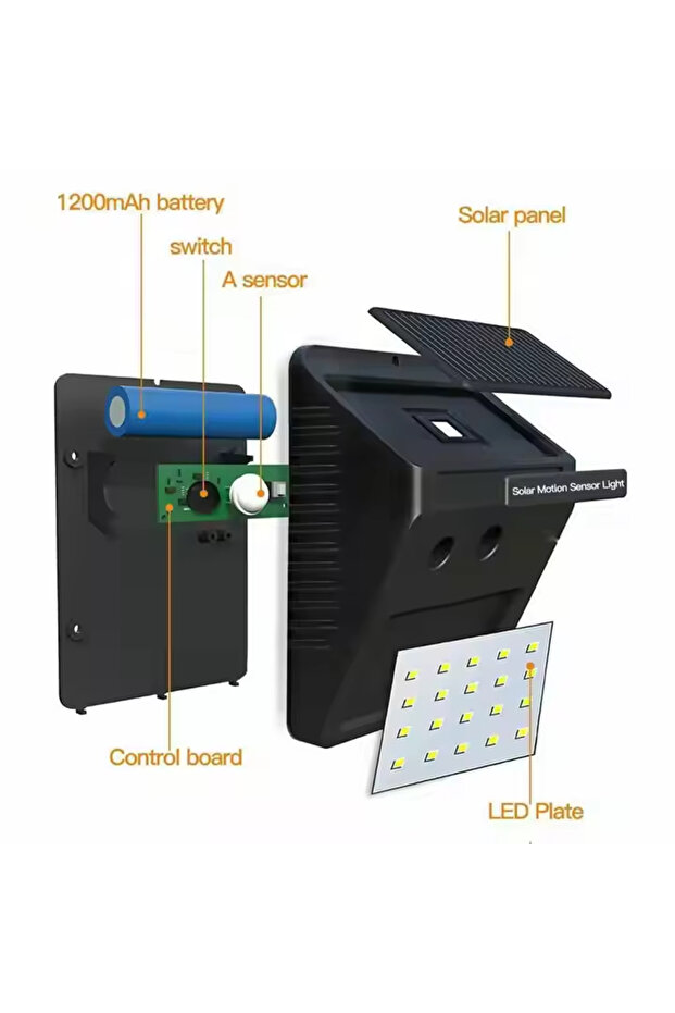 مصباح LED يعمل بالطاقة الشمسية - 4