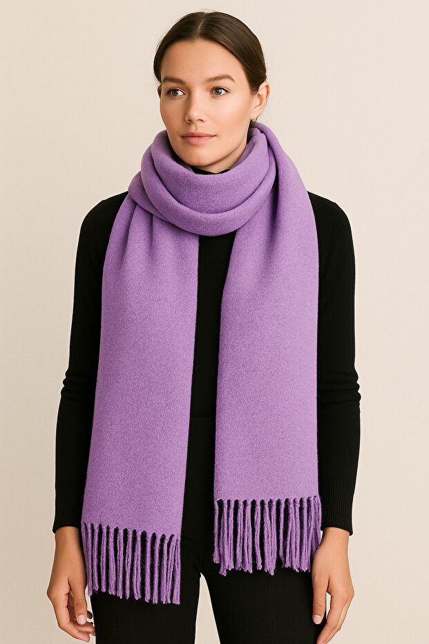 Winter Shoulder and Neck Shawl Boucle
