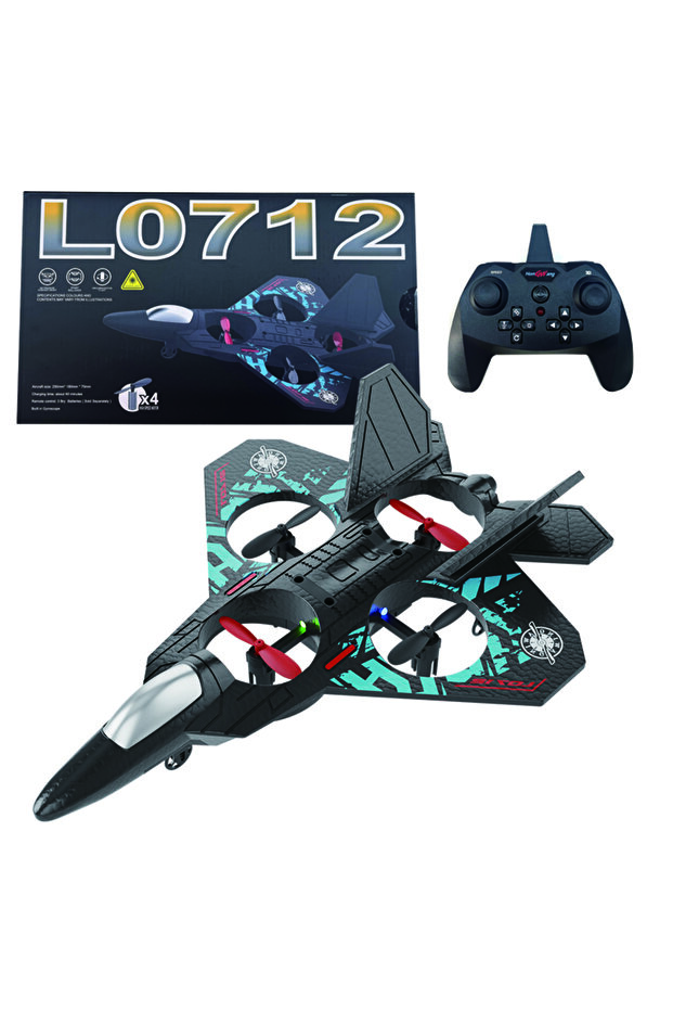 Remote Control Glider RC Helicopter Model Jet Fighter with Lights