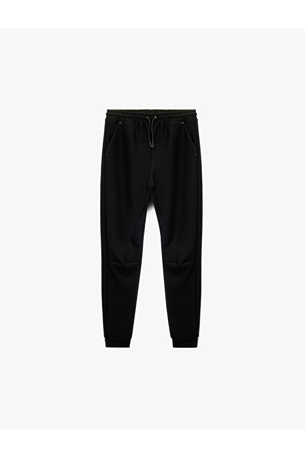 Cep Detaylı Basic Jogger Eşofman Altı - 1