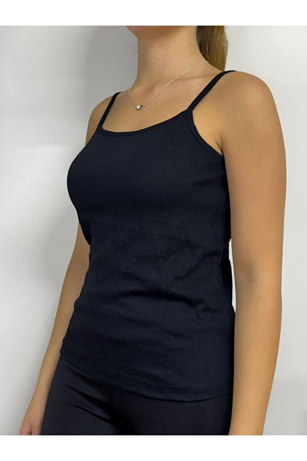 قميص داخلي أساسي بحمالة واحدة - 1