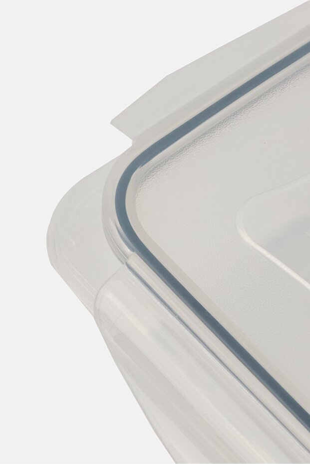 6 Piece Rectangular Storage Set, Transparent - 2