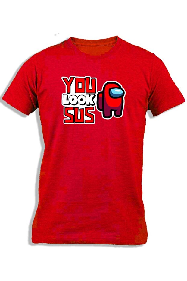 AMONG US YOU LOOK SUS RED