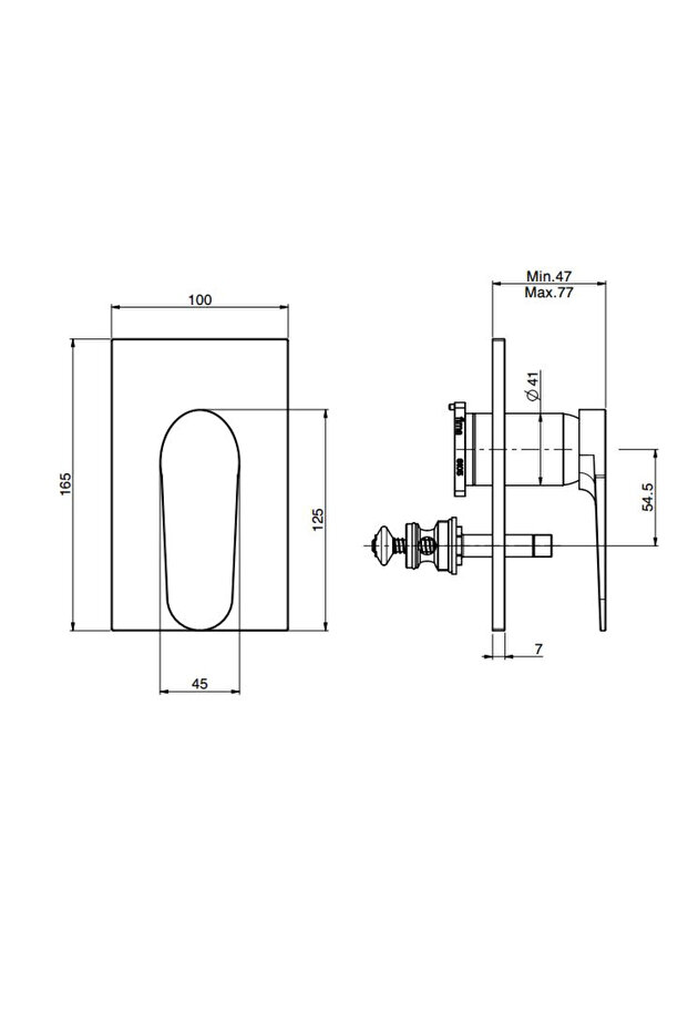 Flush-mounted kit - 6