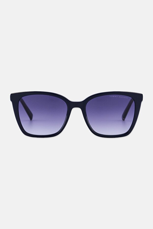 Women 207866PJP5408 Rectangular Sunglasses, Navy