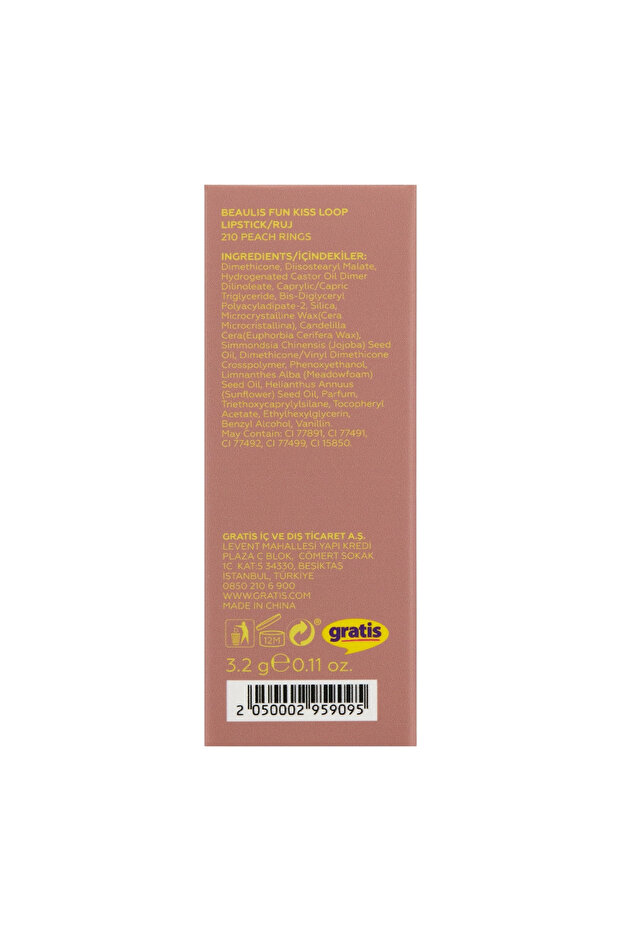 Fun Kiss Loop Ruj -210 Peach Rings - 4