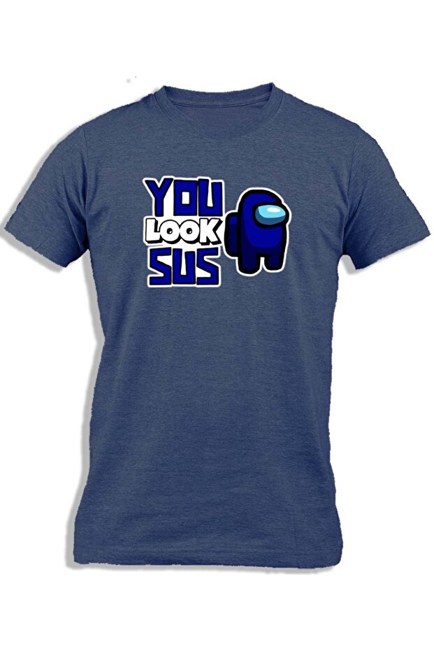 AMONG US YOU LOOK SUS BLUE