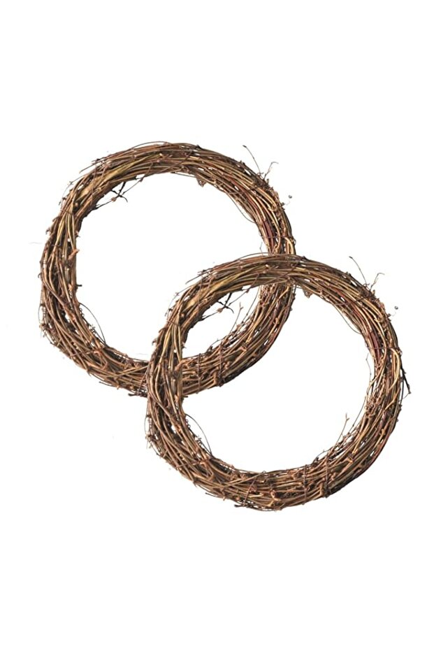 DIY Crafts Natural Grapevine Wreaths (12 Inch, 2 Pack)