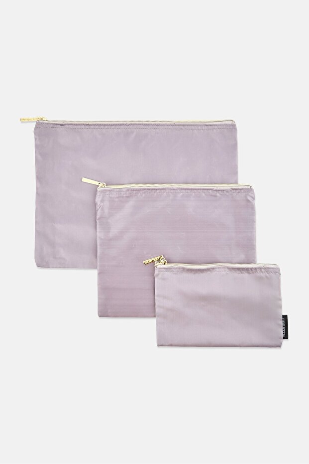 مجموعة حقائب سفر صلبة من 3 قطع، لون لافندر - 1