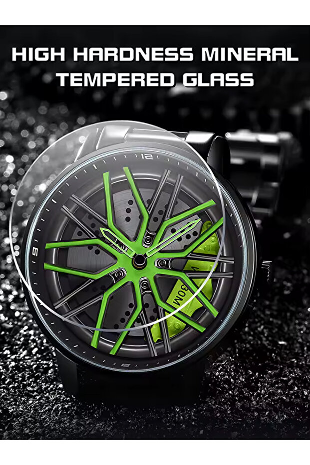 ÇELİK SPOR ARABA JANTLI İÇİ DÖNEN JANT MODEL JANTLI SAAT MODEL - 2