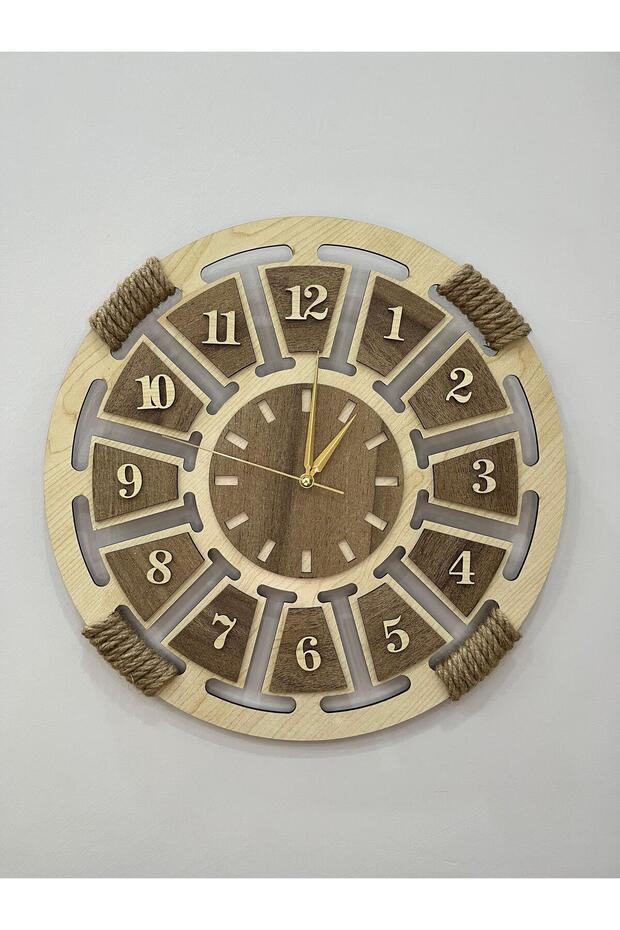 Akçaağaç dekoratif duvar saati - 2