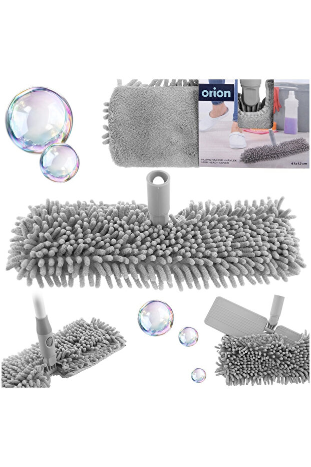 Replacement insert for CLEAN SYSTEM double-sided flat mop 41x12 cm - 9