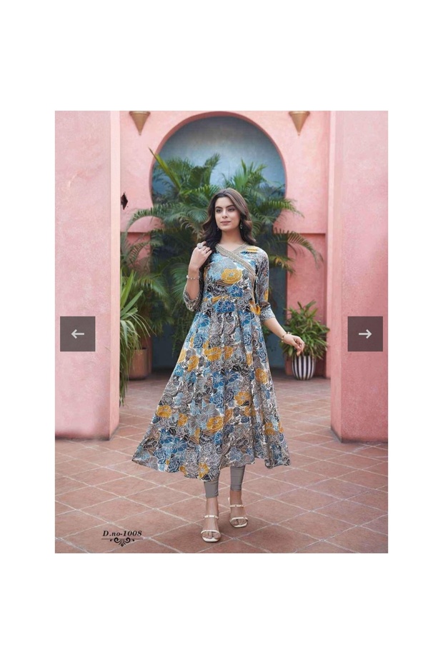 Hint Nakışlı Elbise - 1