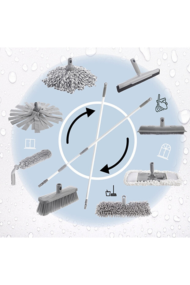 Replacement insert for CLEAN SYSTEM double-sided flat mop 41x12 cm - 4