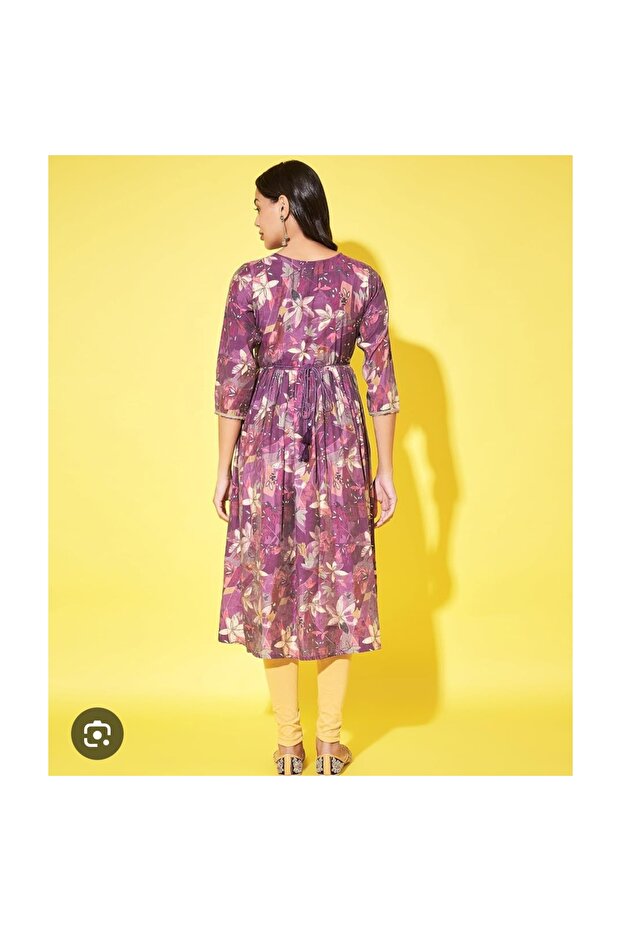 Hint Nakışlı Elbise - 5