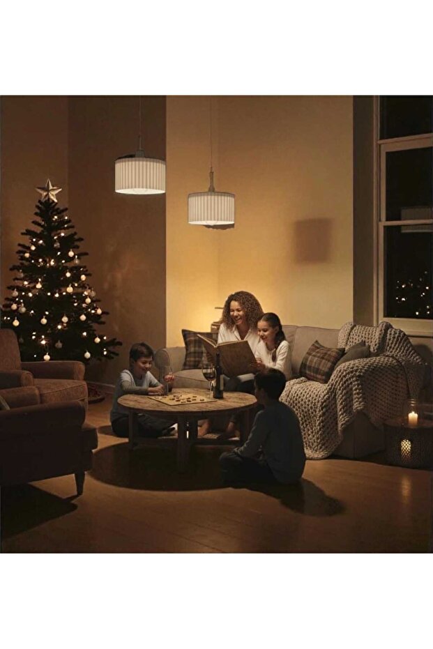 İskandinav Tarzı Modern Sütun Tasarım Bohem Tarzı Avize (ampul hediyedir) - 3