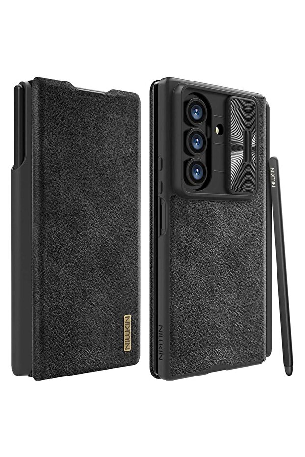 Z Fold 7 Flip Case Leather Case for Samsung Galaxy Z Fold7 S-Pen Version