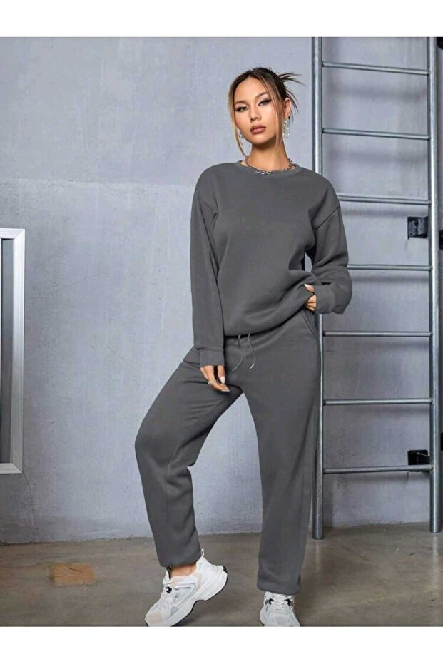 Custom 3 Thread Bottom Top Set Crew Neck - 3