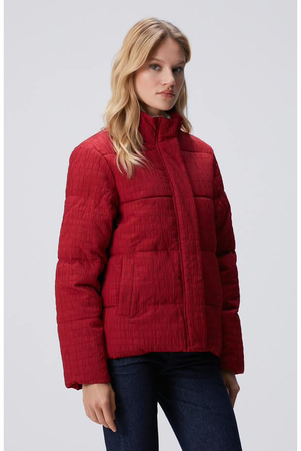 Bordo Desenli Kaban - 4