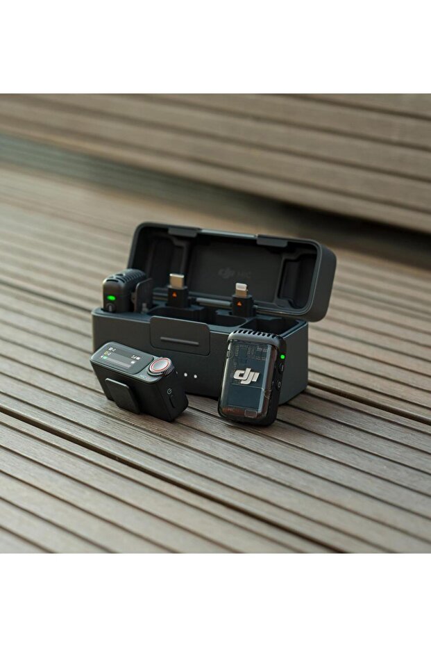 Mic 2 2 Kişilik Kompakt Dijital Kablosuz Mikrofon Sistemi (2 TX+1 RX+Şarj Kutusu) - 8