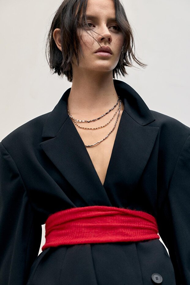 İkili boncuklu kolye - 4