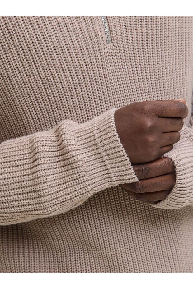 Strickpullover Einfarbig Strickpullover - 6