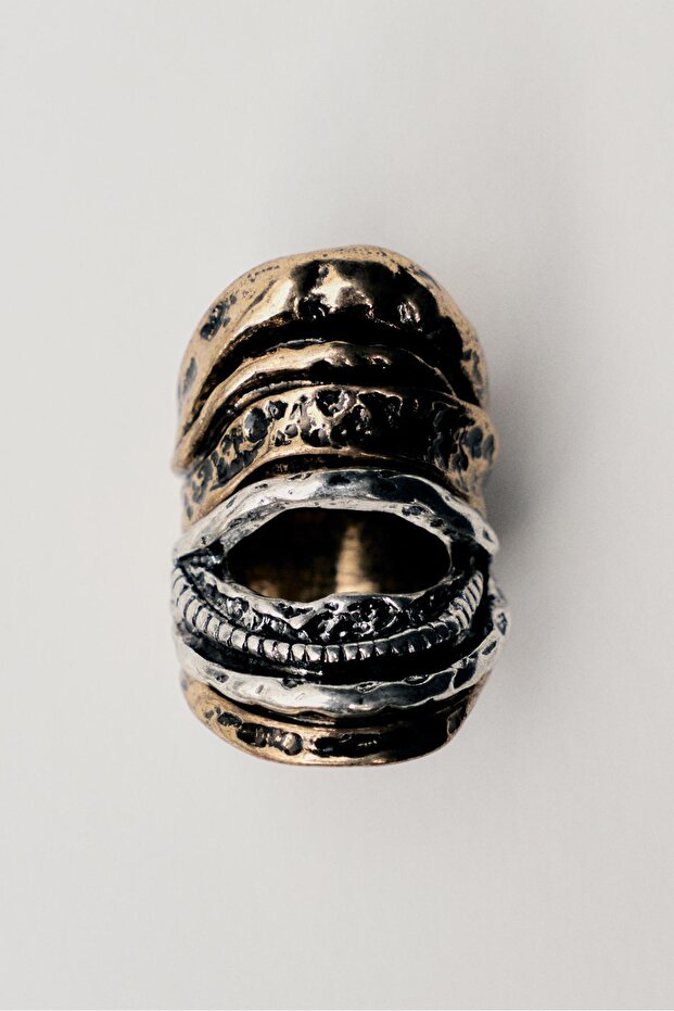 Geniş dokulu yüzük - 3