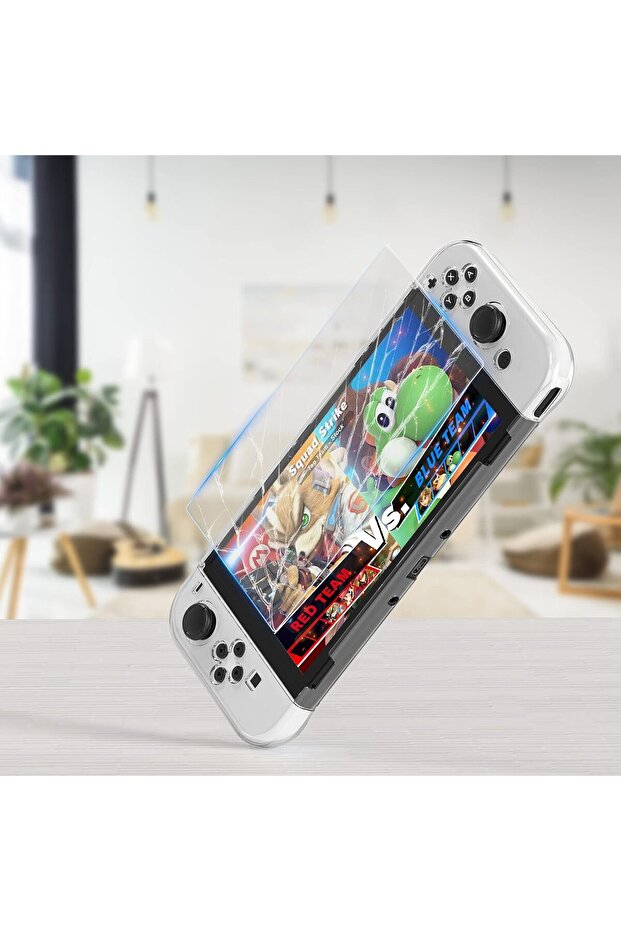 Hai Stop Protective Case Compatible with Nintendo Switch OLED (9-in-1 Accessory Kit) - 5