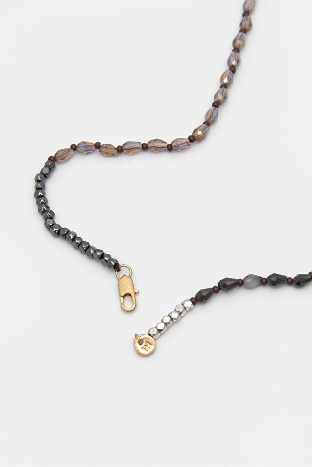 İkili boncuklu kolye - 2