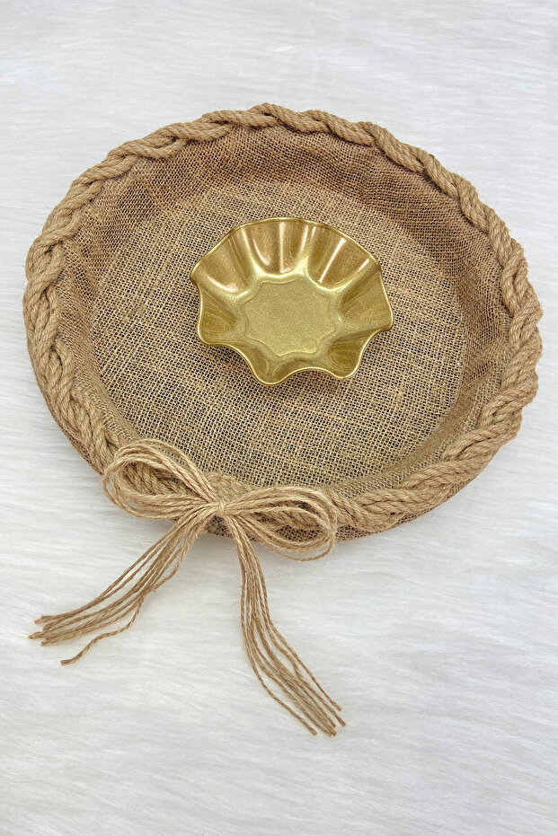 Henna Night Tray, Promise Engagement Wedding Bride Bachelorette Gift Decorative Wicker Weave Jute