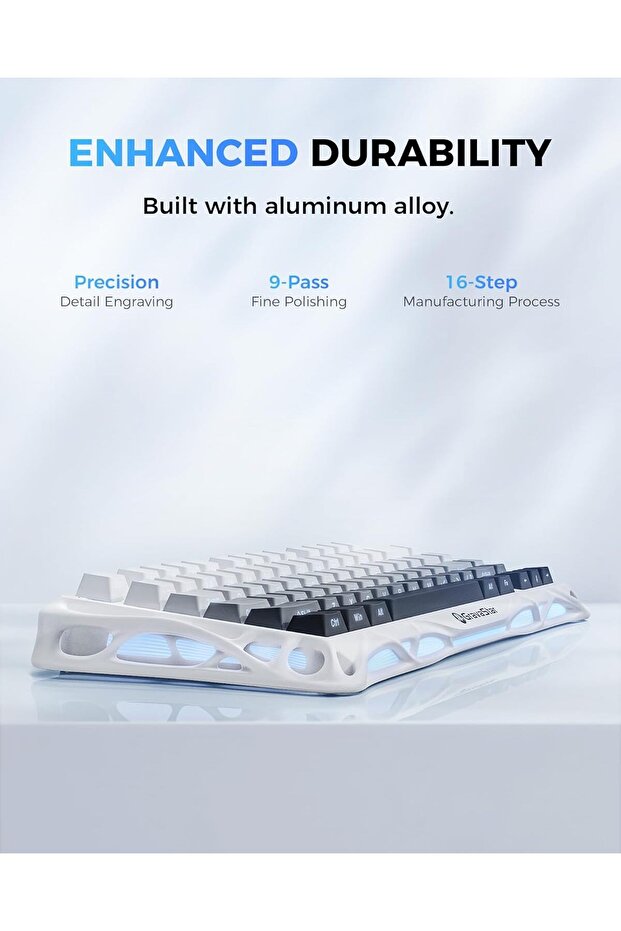 Computer Peripheral Devices, Mercury K1 75% Wireless Mechanical Gaming Keyboard - 3