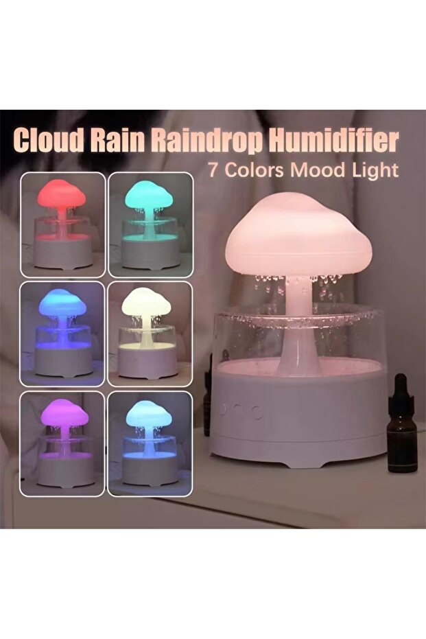 Aromatherapy diffuser, humidifier, Rain Cloud model, 7 color modes - 3