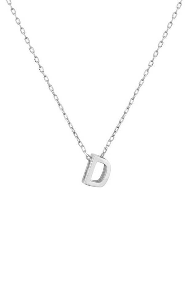 Kadın Mini D Harfli Kolye - 1