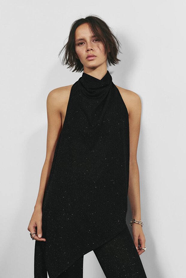 Parlak halter top - 4