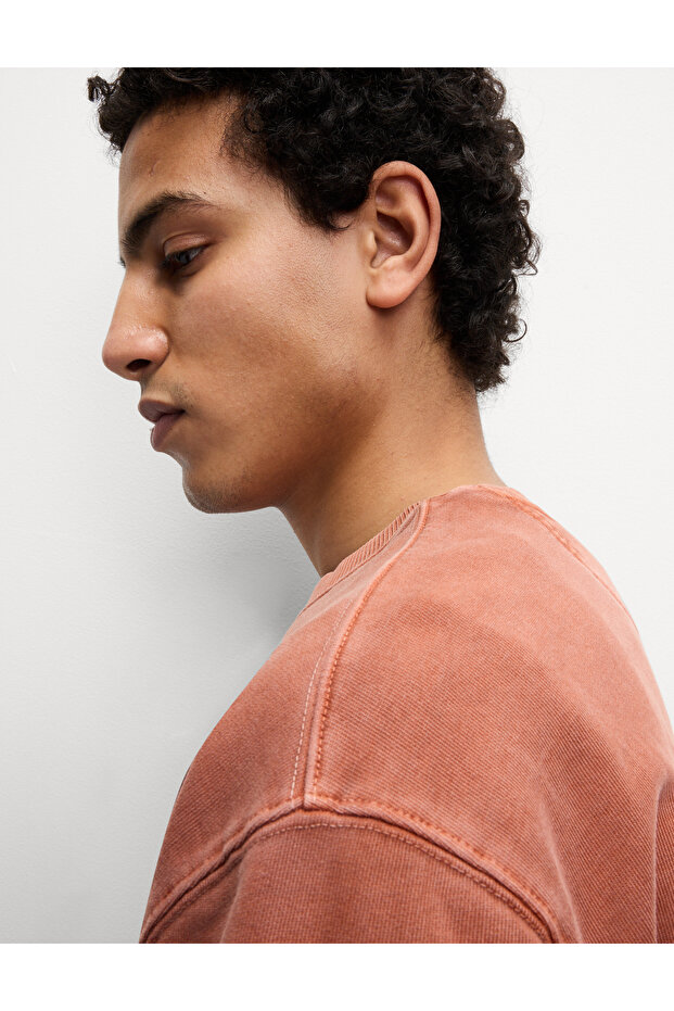 Saf Pamuklu Sweatshirt - 2