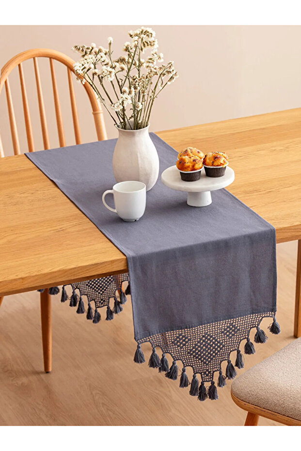 Lcw Home Red Tassel Detailed Runner 45X150 cm