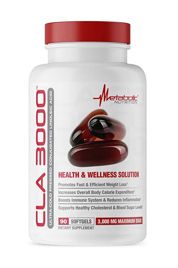 CLA 3000 Ultra Cold-Pressed Conjugated Linoleic 90 Capsules