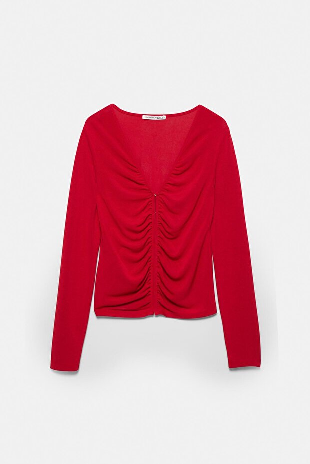 Uzun kollu çıtçıtlı top - 6