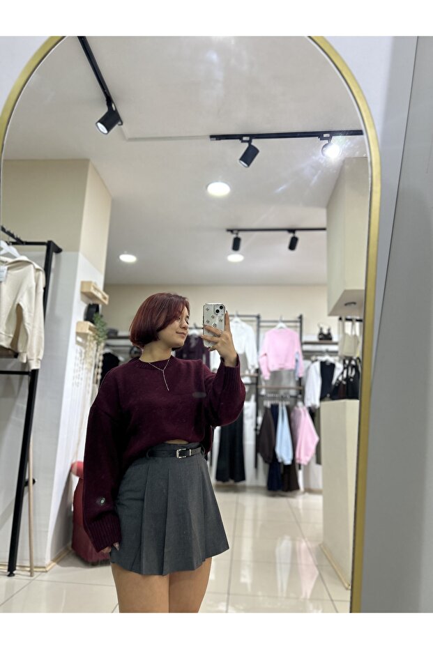 Kemer detay şort etek - 4