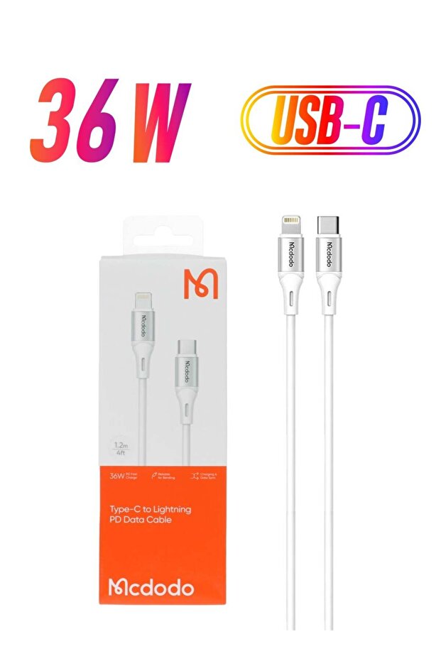 Charging Cable 1.2 Meter PD and Fastener Type-C to Lightning PD Data Cable CA-1861