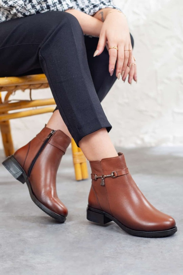 Women's Genuine Leather Casual Boots, Women's Extra Lightweight Boots
