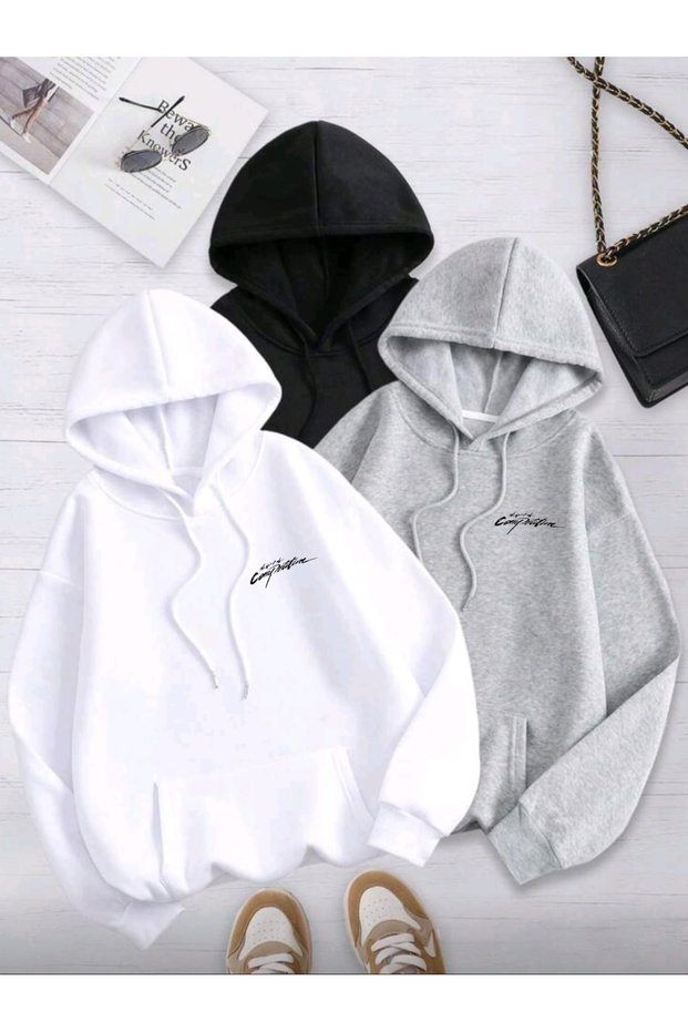 The Sprit of Competition Printed 3 Piece Hoodie New Season Unisex