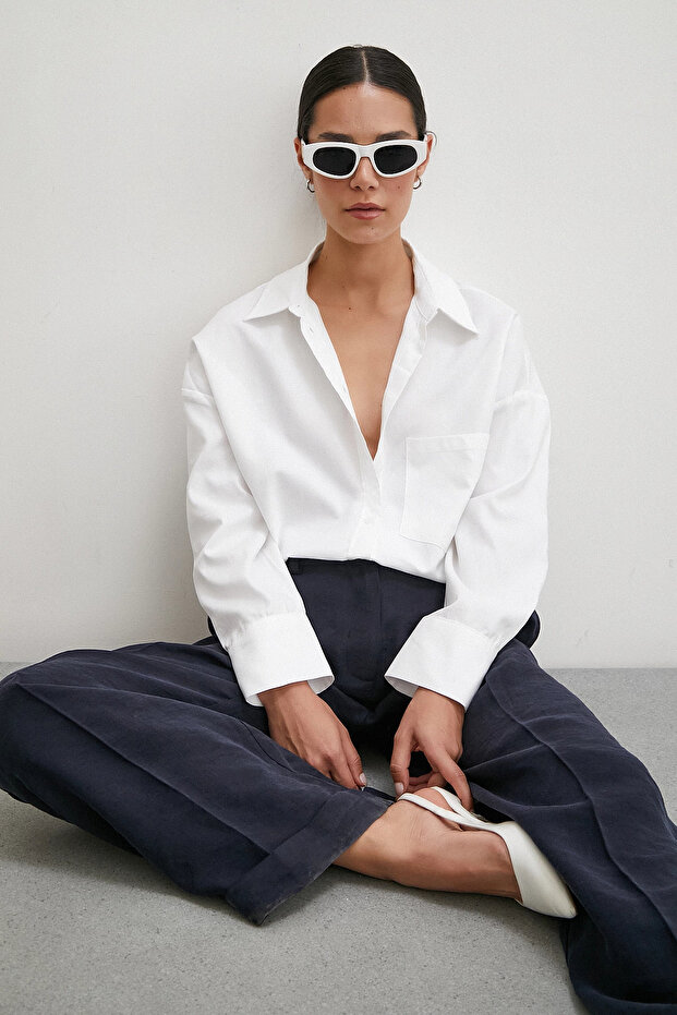 Klasik Gömlek Beyaz - 1